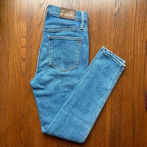 Woodridge 10" High Rise Skinny MADEWELL Blue Jeans 27